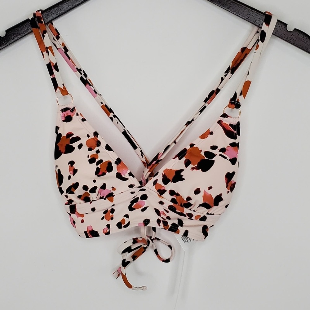 Hula Honey Wild About You Leopard Print Bikini Top